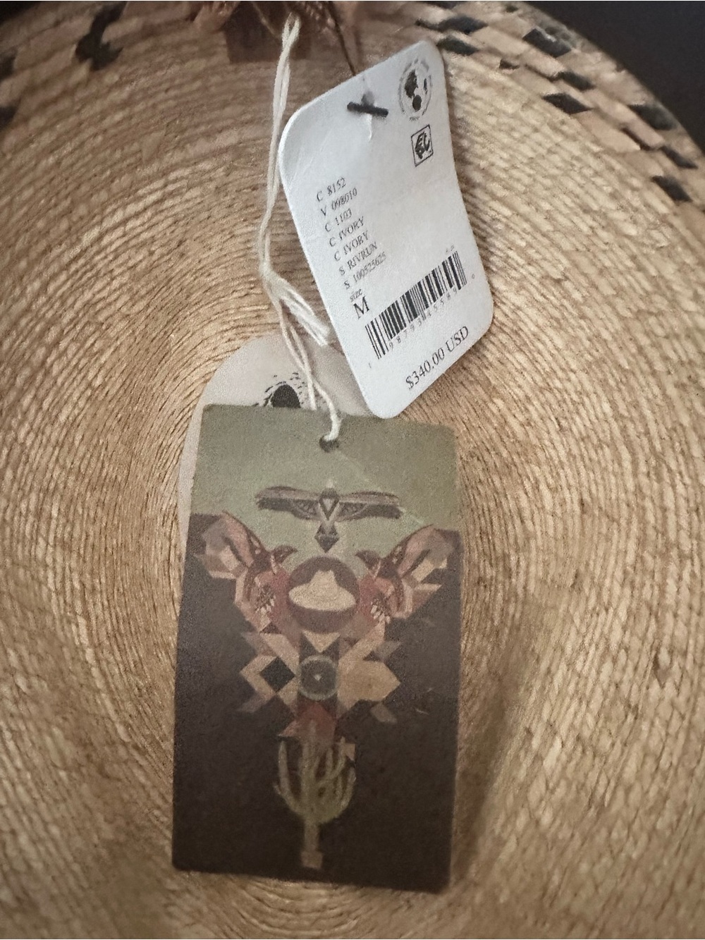 HAMPUI RUN RIVER FEDORA STRAW HAT NWT - Picture 4 of 7